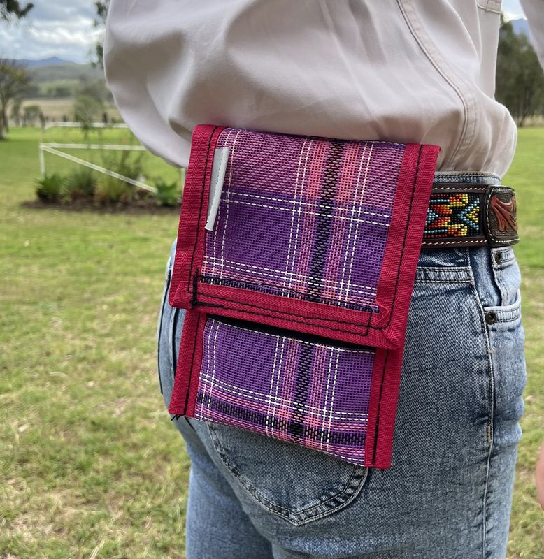 Kirribee PVC Mesh Phone Pouch with belt loops