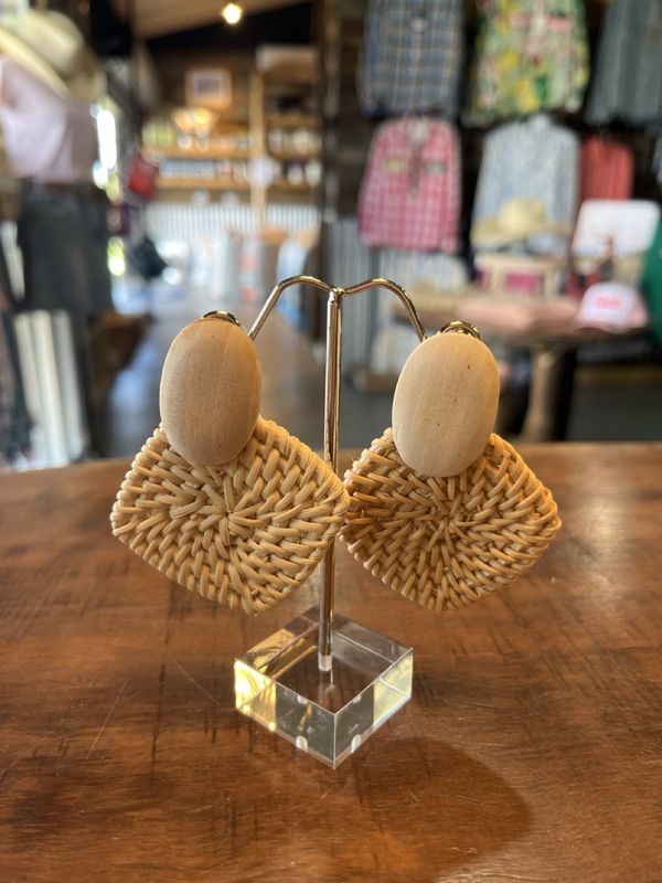 Straw Earrings