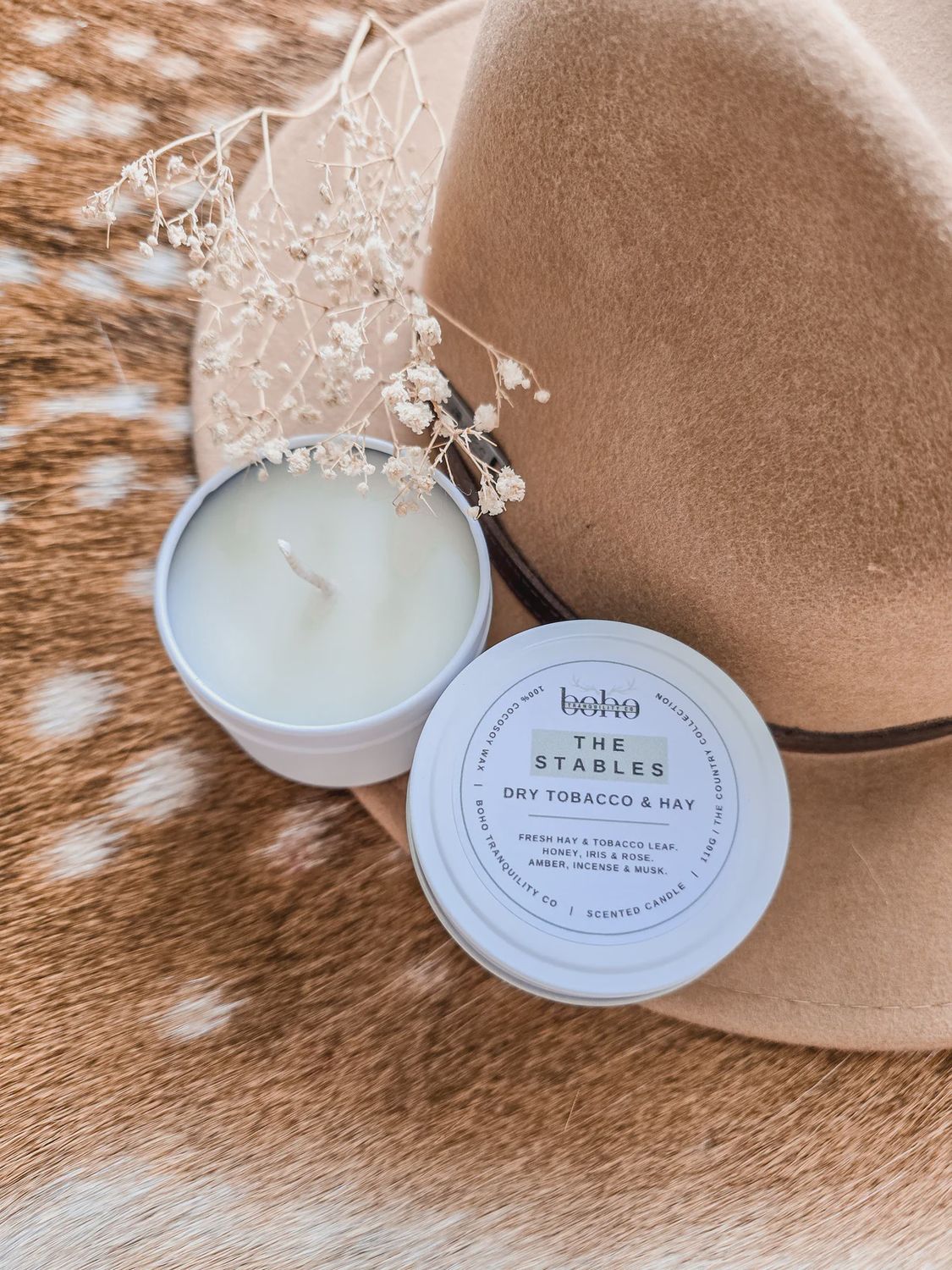 The Stables - Mini 4oz Candle Tin