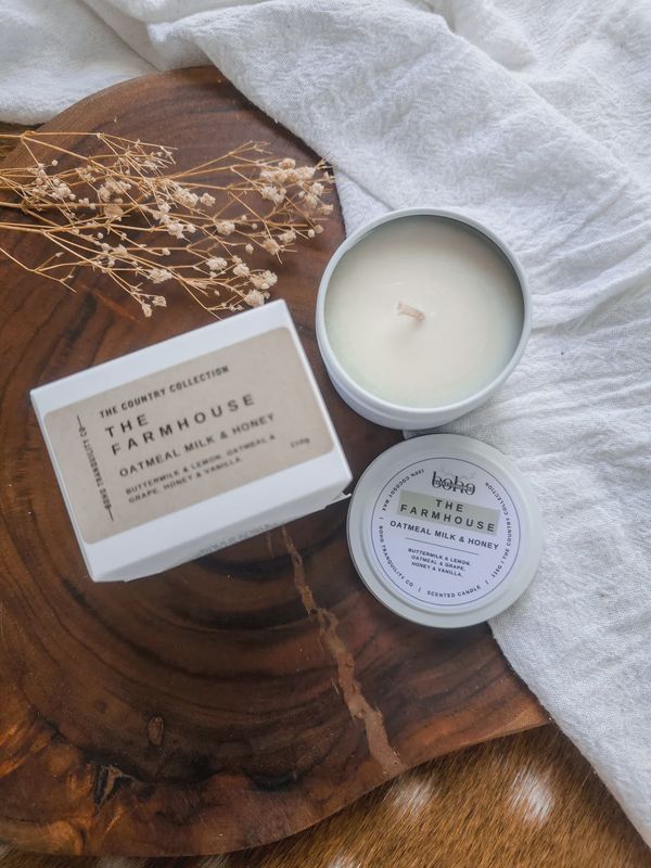 The Farmhouse - Mini 4oz Candle Tin