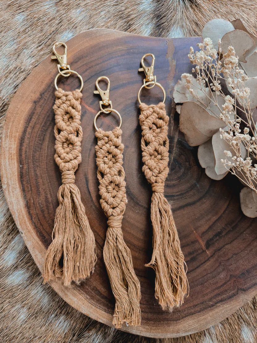 Macrame Keychain, Colour: Phoenix
