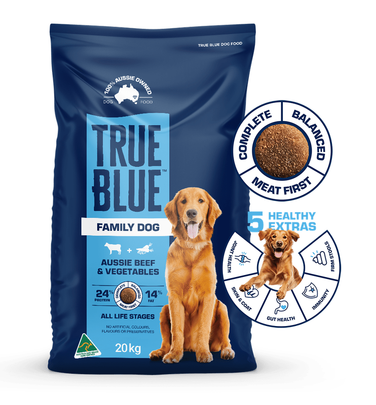 True Blue Family Dog Aussie Beef &amp; Veg 20kg