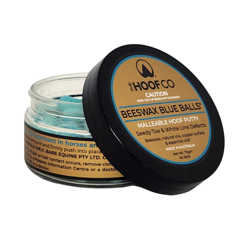 Beeswax BLUE Balls® - For seedy toe and white line defects