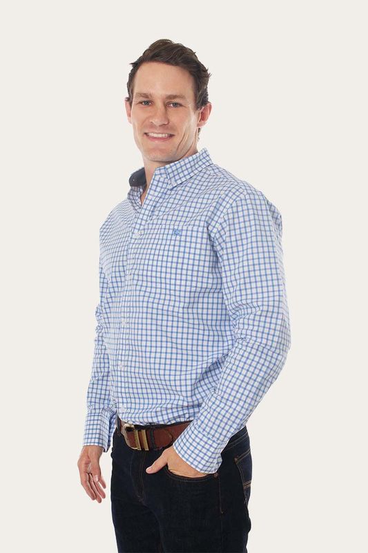 Ringers Western Heritage Mens  Plaid Dress Shirt