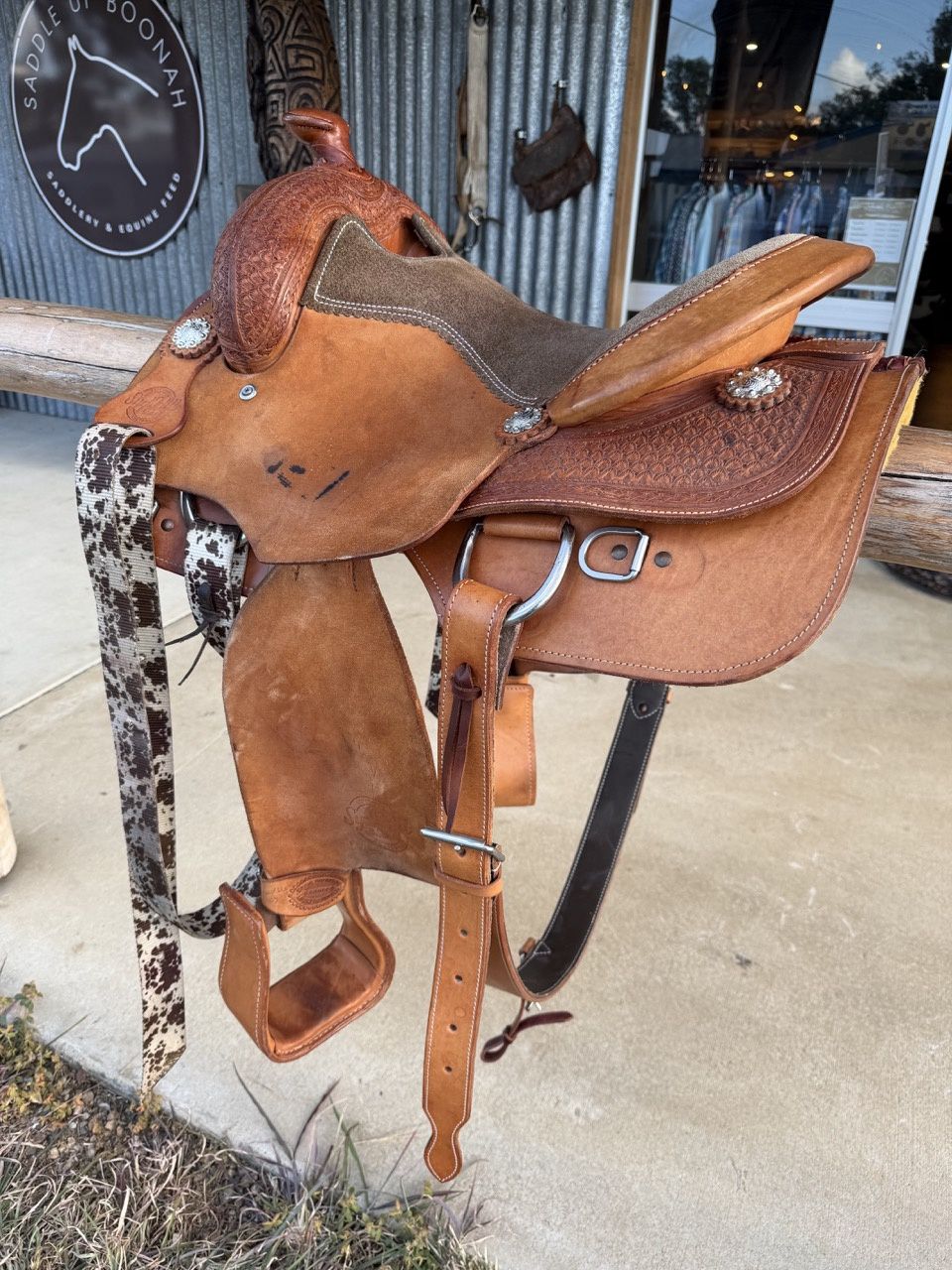Syd Hill Lawson Reining Saddle – 15"