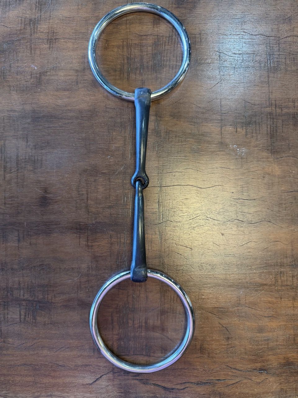 Curved Standard Mouth Loose Ring Snaffle 3" rings