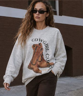 Cowgirl Cartel fleece jumper