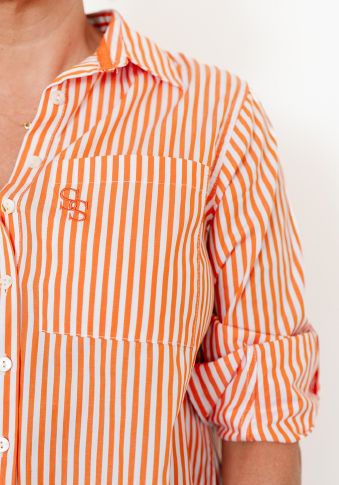 Soul Sparrow - Striped shirt orange