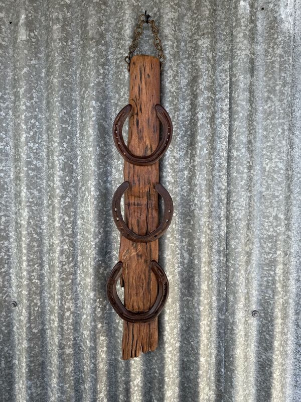 Rustic Horseshoe Wall Hanging