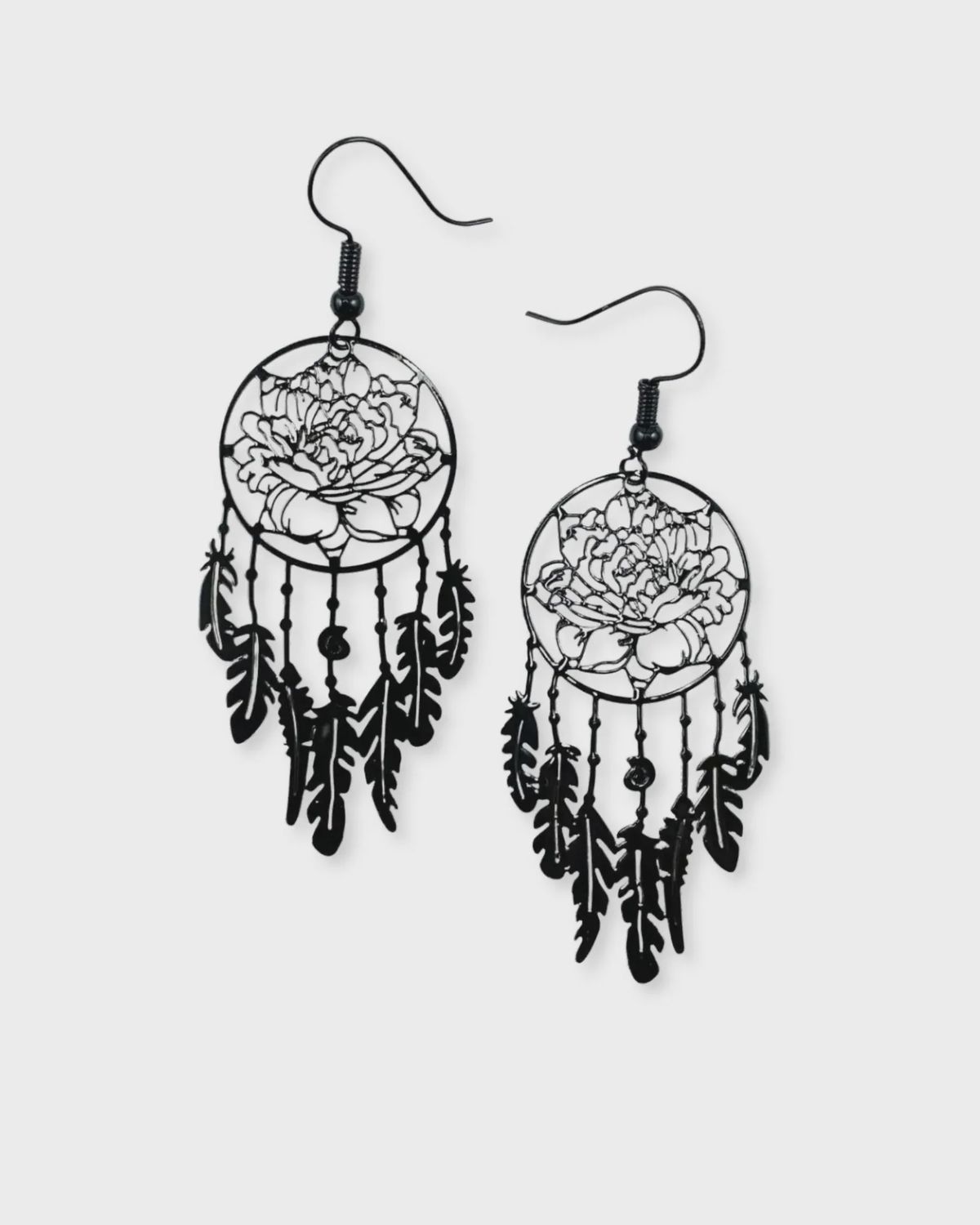 Filigree Dream Catcher Drop earrings