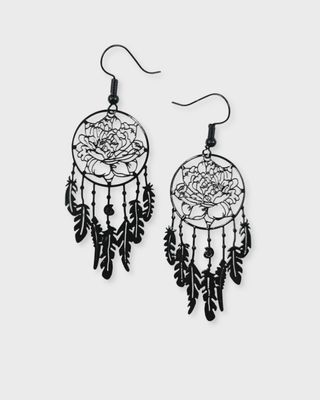 Filigree Dream Catcher Drop earrings