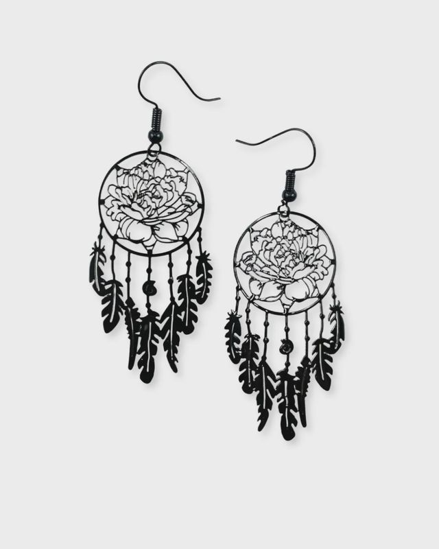 Filigree Dream Catcher Drop earrings