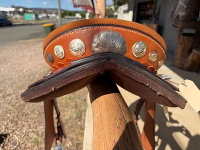 13" Phil Brown Swinging Fender Stock Saddle – Brand New