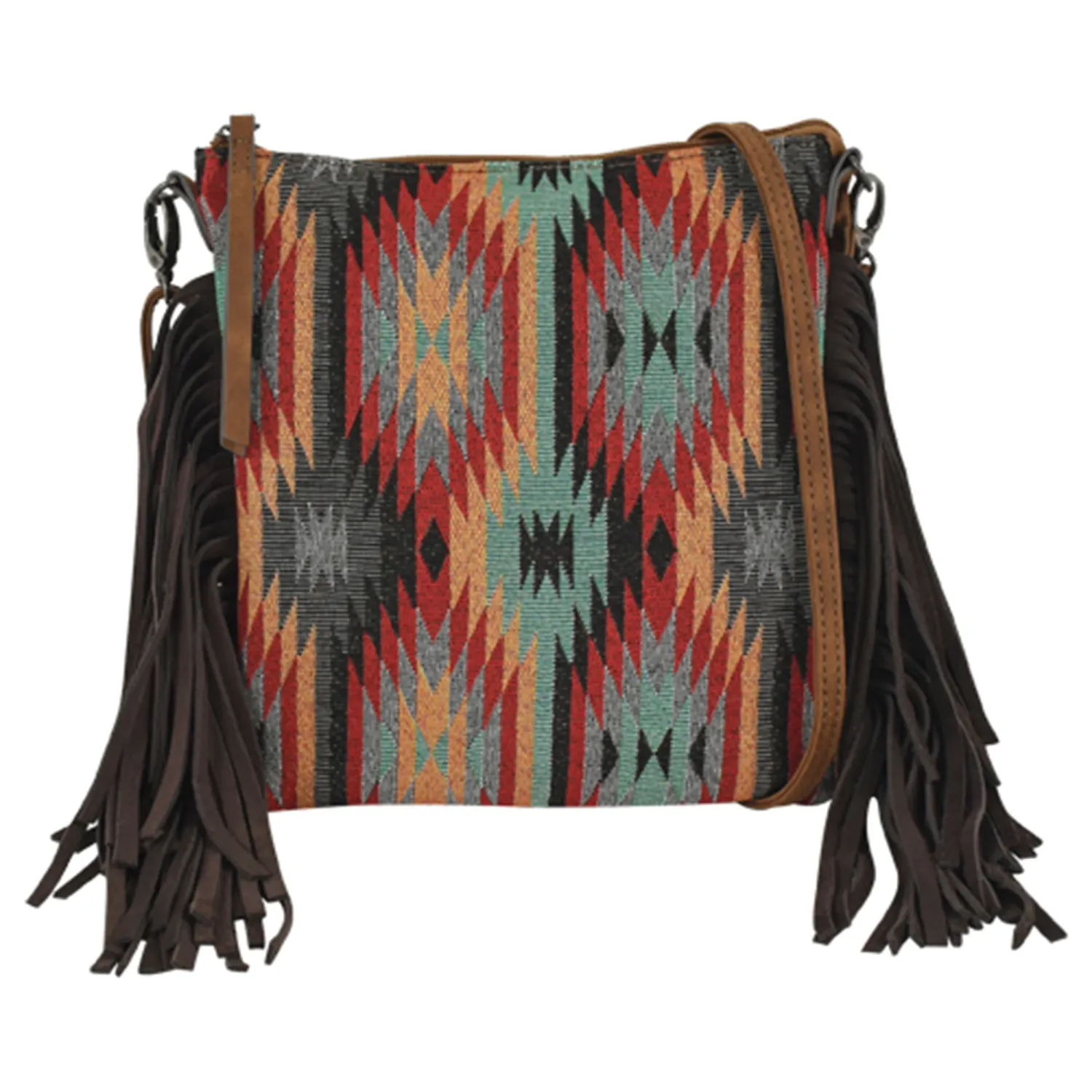Justin Ladies Jacquard Crossbody Bag