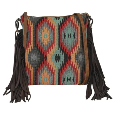 Justin Ladies Jacquard Crossbody Bag
