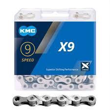 CHAIN - 9 Speed - KMC X9 - 116L - SILVER/GREY - w/Connect Link