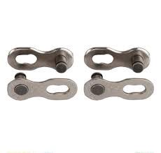 Connecting Link, KMC, 7.3mm size fits most 6,7,8 Speed chains,  Silver.