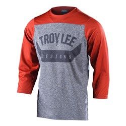 TLD RUCKUS 3/4 JERSEY ARC RED CLAY LGE