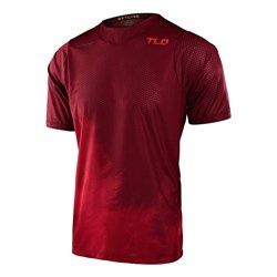 TLD SKYLINE AIR SS JERSEY FADES WINE LGE