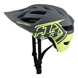 TLD A1 AS MIPS HELMET CLASSIC GREY / YELLOW MED / LGE