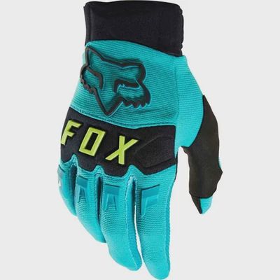 FOX DIRT PAW GLOVE TEAL MEDIUM