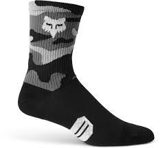 FOX 8&quot; RANGER SOCK BLACK CAMMO