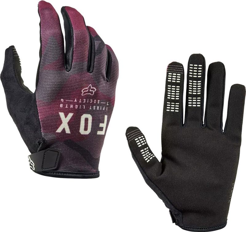 FOX RANGER GLOVE DARK MAROON CAMO SMALL