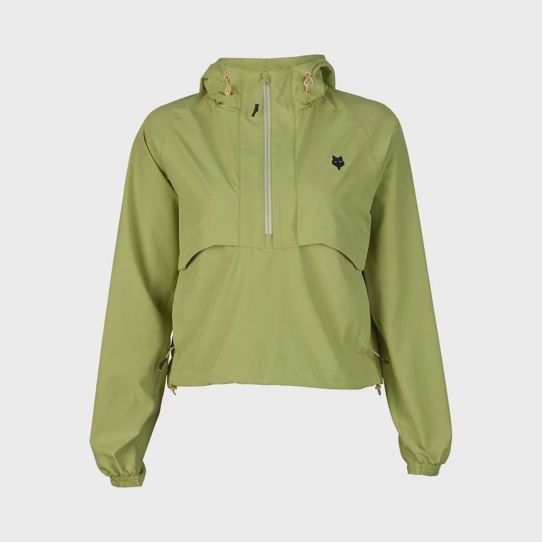 WOMAN SURVIVALIST WINDBREAKER PALE GREEN