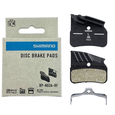 1 PAIR SHIMANO N03A-RF DISC BRAKE PAD RESIN WITH FIN EBPN03ARFA
