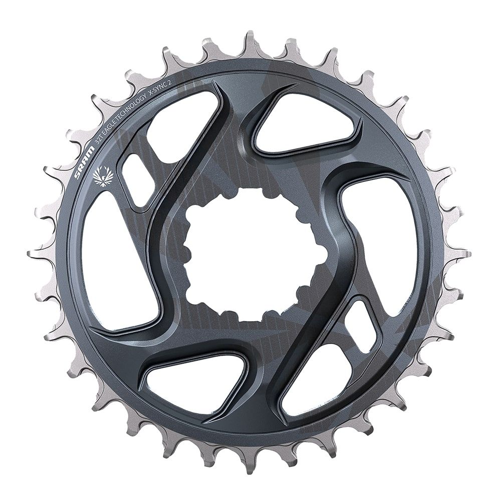 Chain Ring X-SYNC 2 32T Direct Mount 3mm Offset Boost Eagle Cold Forged Lunar Grey