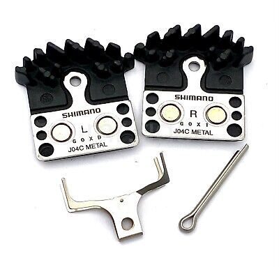 Shimano Brake Pad BR-M9000 METAL PADS &amp; SPRING  J04C w/FIN