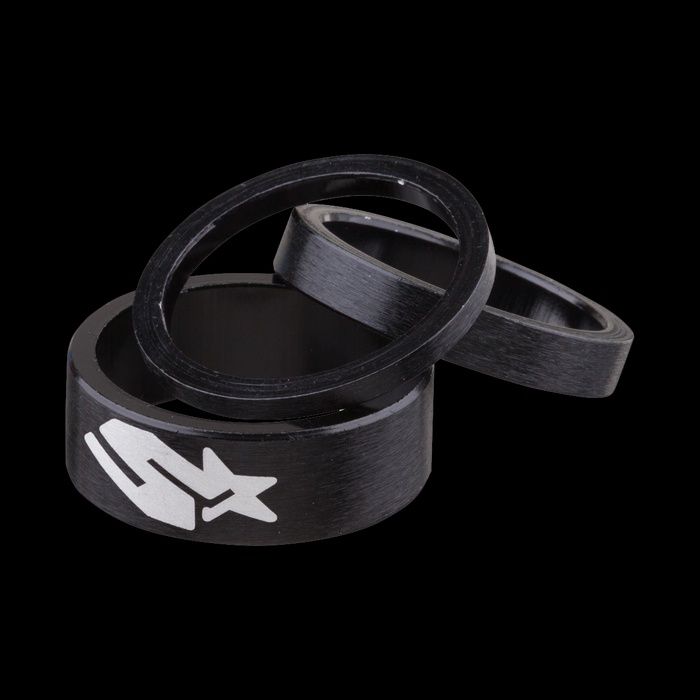 Spank Headset Spacer Kit 3/6/12mm  Black