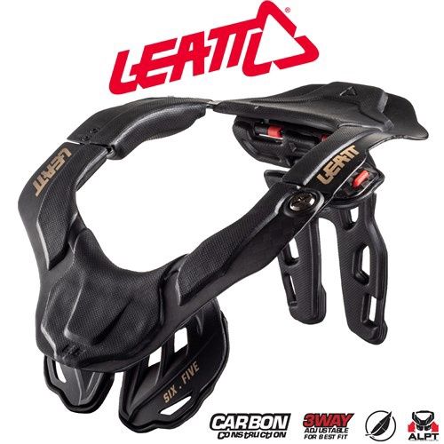 LEATT Neck Brace 6.5 Carbon - Small/Medium