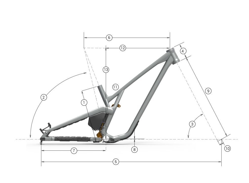 COMMENCAL SUPREME FRAME DH V5 GLITTERY WHITE