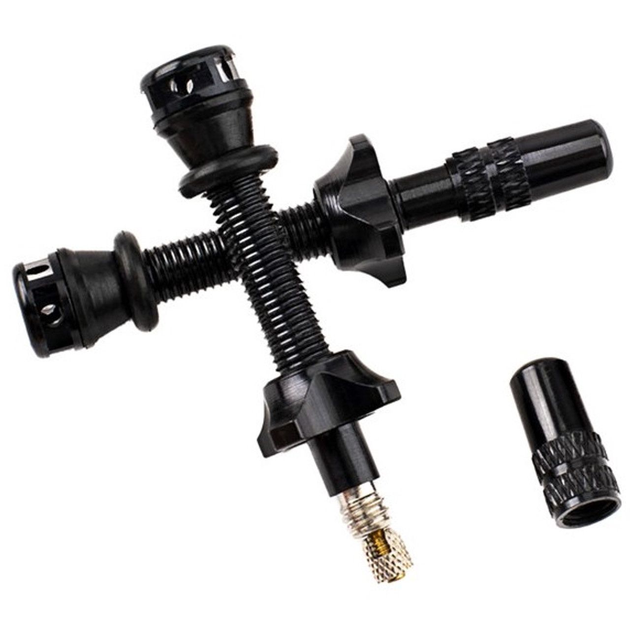 RYFE Tubeless Valves - High Flow Presta, Colour: Black