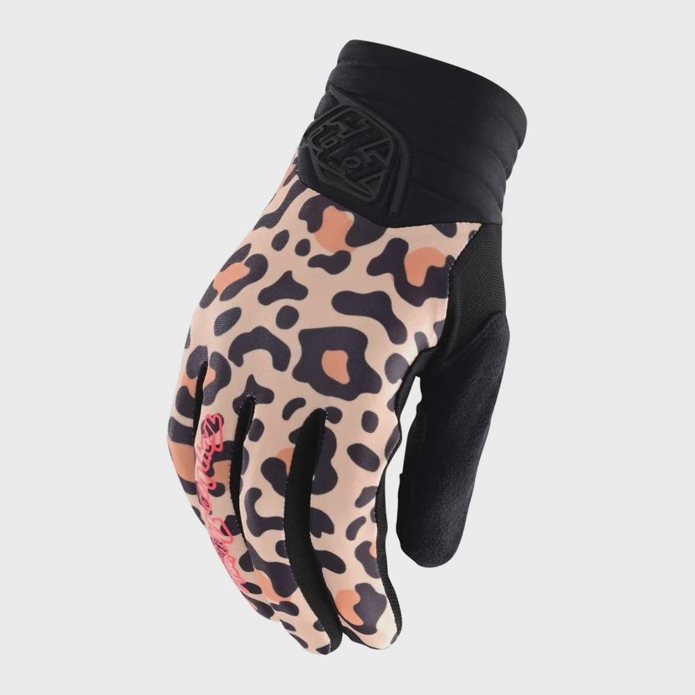 TROY LEE DESIGNS WMNS LUXE GLOVE LEOPARD BRONZE  W-LGE