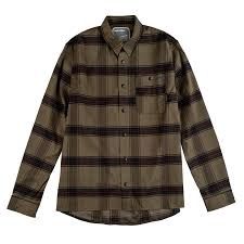 TROY LEE DESIGNS  GRIND FLANNEL YD PLAID DARK PINE  MED