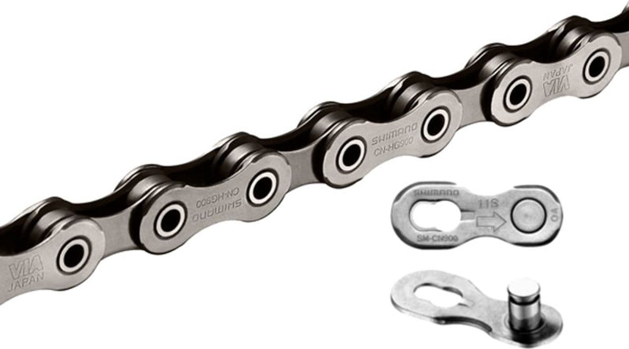 SHIMANO CN-HG901 CHAIN 116 LINK 11-SPD ROAD/MTB w/QUICK LINK SIL-TEC DURA-ACE / XTR grade