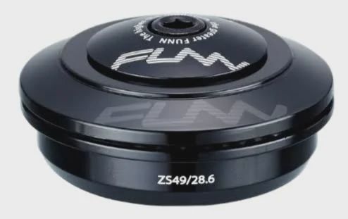 FUNN Headset - Descend - Upper Cup Set With Top Cap - Zs 49/28.6 - Semi Integrated - Black