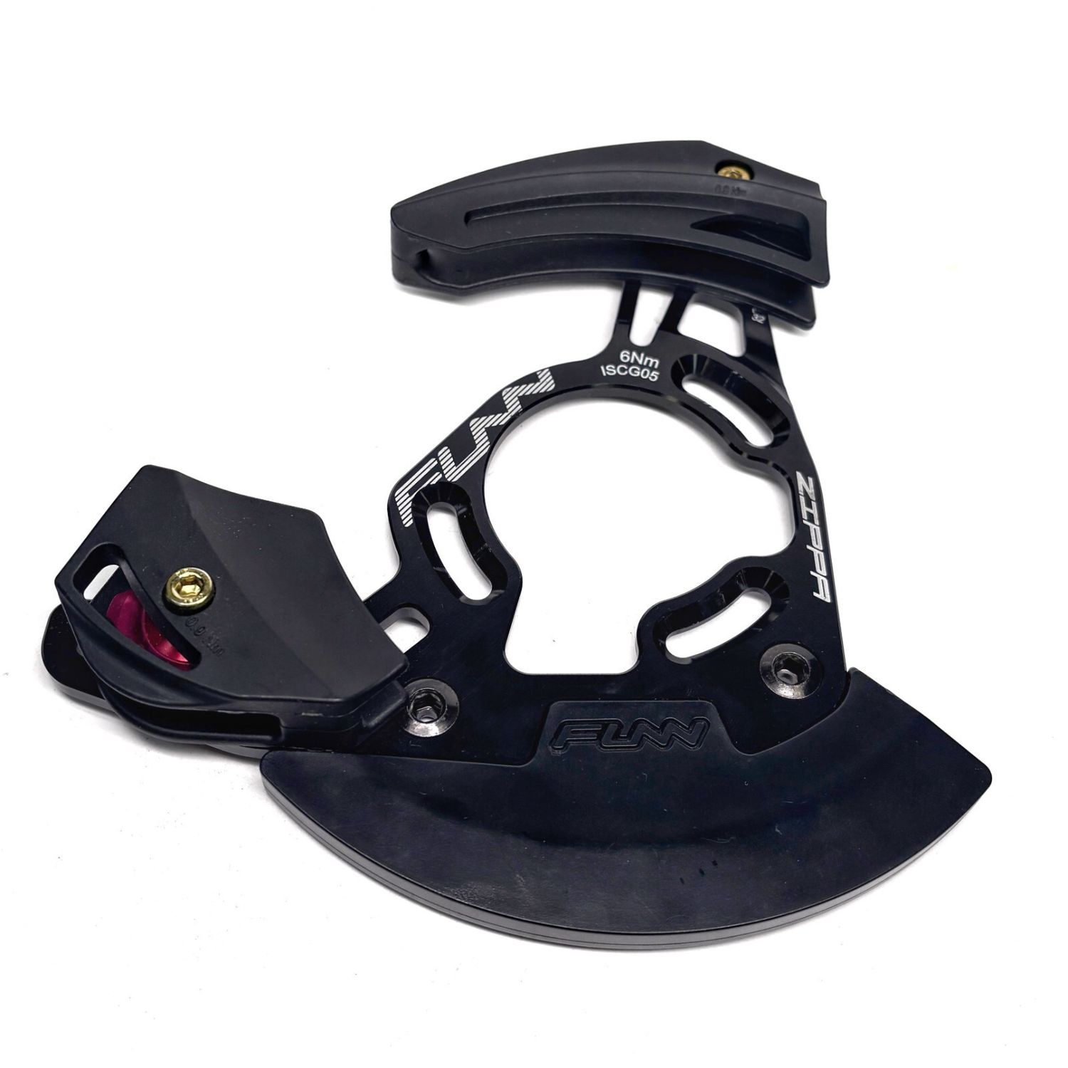 FUNN Chain Guide - Zippa DH - ISCG05 W/ External BB Adaptor - Capacity 32T-38T - Black
