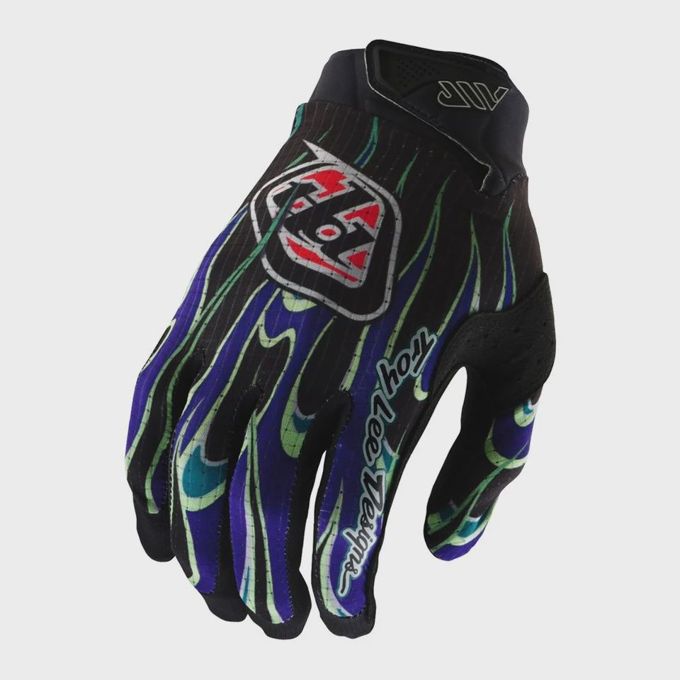 TROY LEE DESIGNS 25.1 AIR GLOVE TORCHED BLACK /  PURPLE
