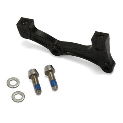 HOPE BRAKE CALIPER MOUNT - BLACK, IS FRONT - PM 220/ 200