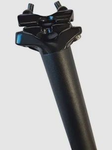 SEATPOST 30.9 x 400mm, Micro-Adjust, Alloy BLACK - DUAL BOLT