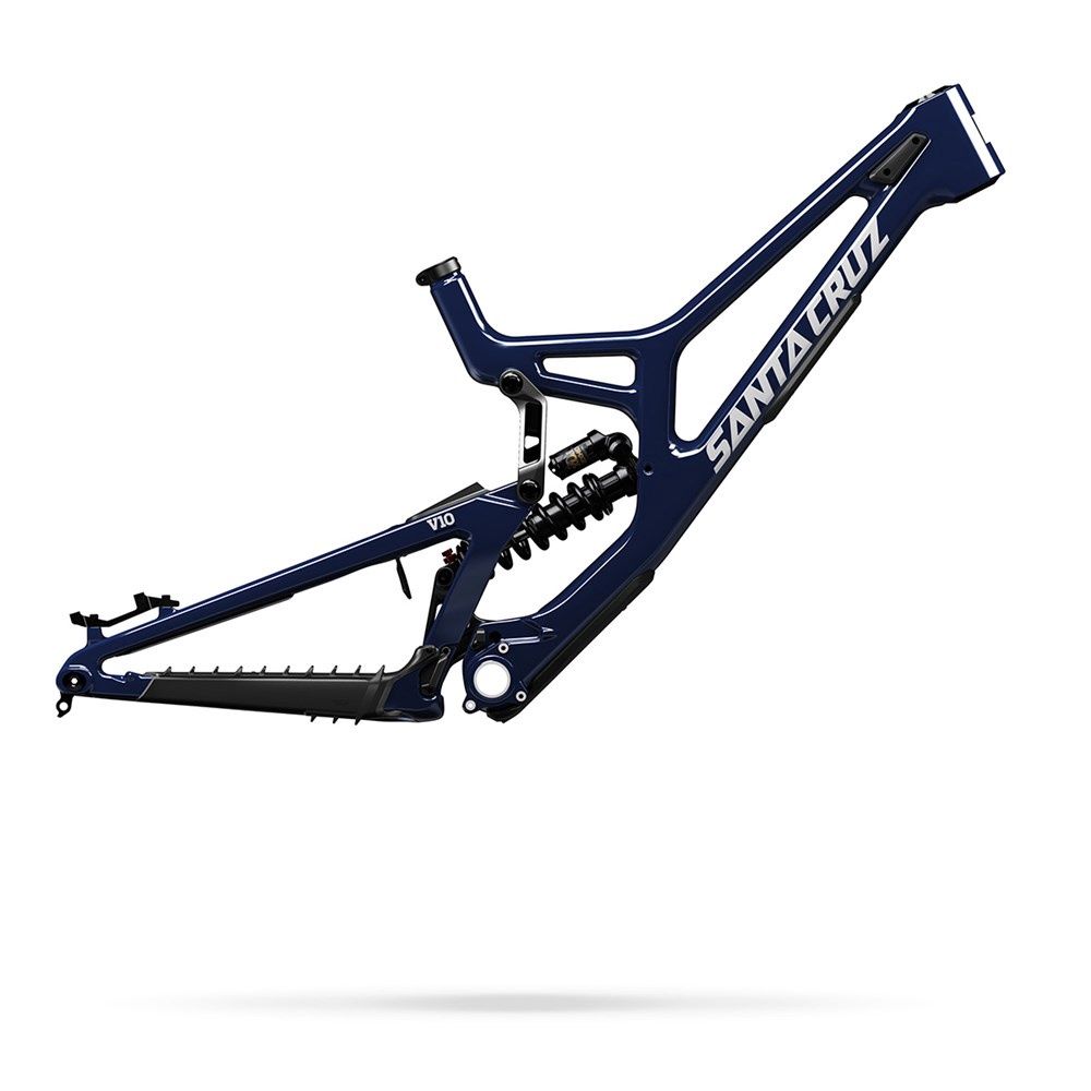 27 Santa Cruz V10 CC - Frame, Colour: Gloss Liquid Blue, Size: Small