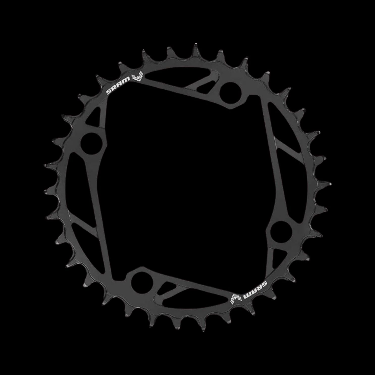 CR T-TYPE 34T STEEL 104 BLK Chain Ring T-Type 34T 104 BCD Steel Black