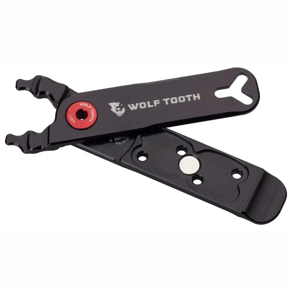 Wolf Tooth Master Link Combo Pliers Black/Red