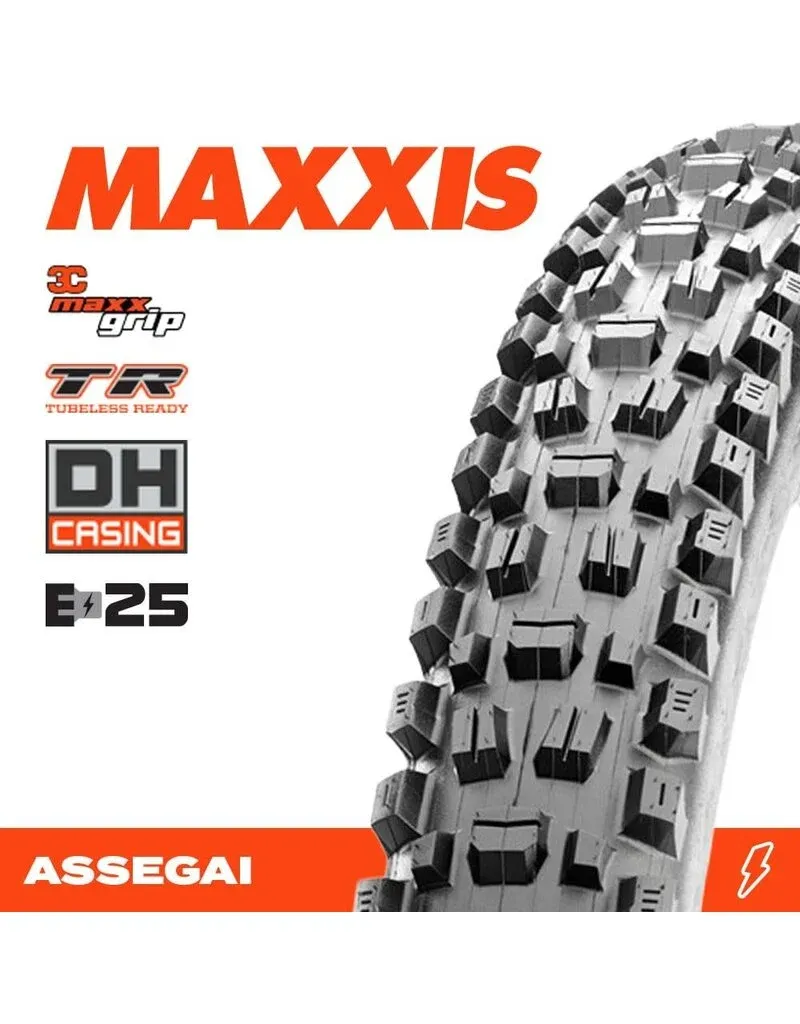 Assegai - 29 x 2.50 3CG MaxxGrip DH TR (New DH) Folding 120x2TPI E-25