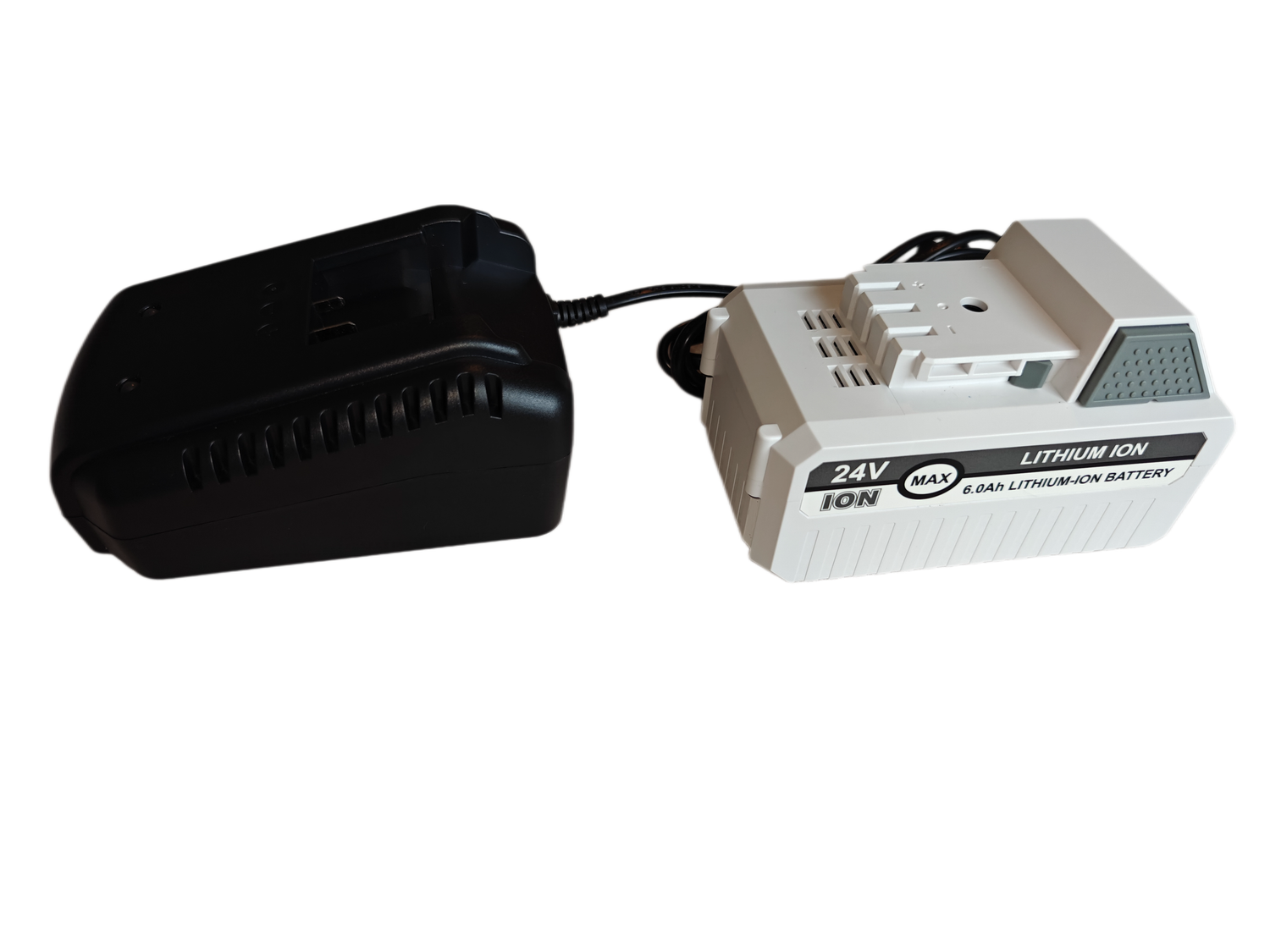 24V 6.0Ah Replacement Battery for Snow Joe, Sun Joe, Power Joe, Aqua Joe 24V iON+ Tools 24BAT-LTX 24VBAT-LTW 24VBAT-LTE 24VBAT-LT 24VBAT-XR Lithium Ion Power Tool Battery With Charger