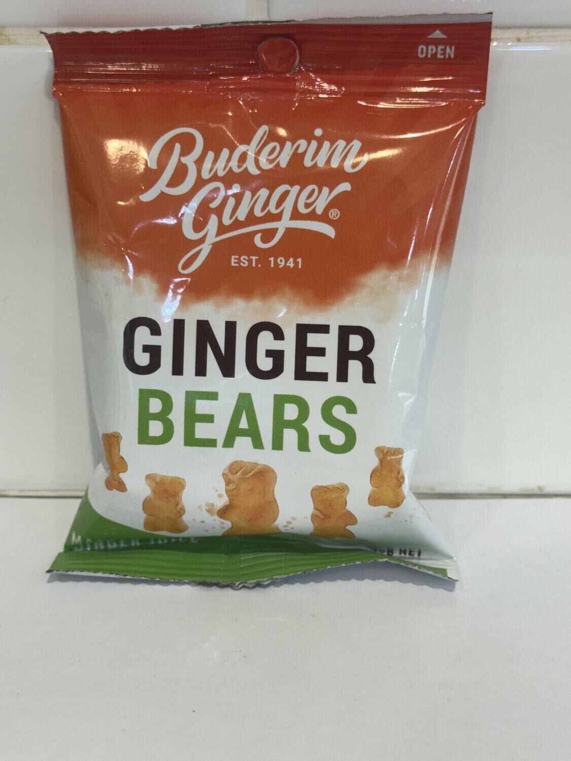BUDERIM - Ginger Bears 40g packet, Each