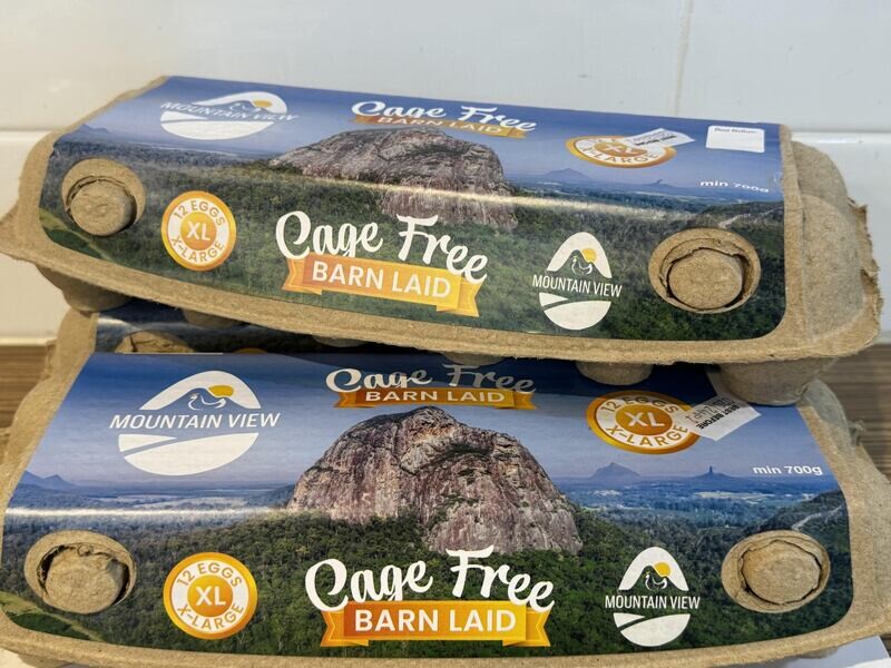 Mountain View 700g Cage Free Eggs, Each